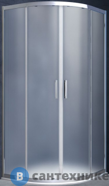 картинка Душевой уголок Vincea Alhpa VSQ-3AL900MT, 900*900, хром, стекло текстурное, без поддона