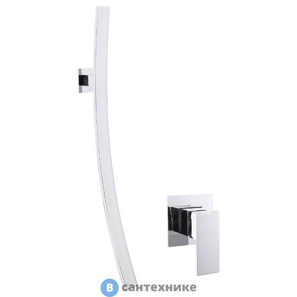 Смеситель ABBER Daheim AF8209 скрытого монтажа для раковины, хром