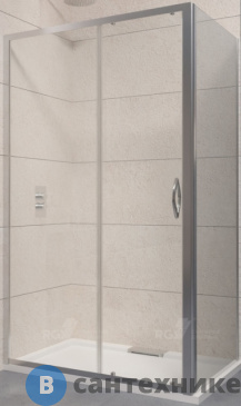 картинка Душевой уголок RGW PA-76 (PA-016 + Z-050-2) хром/прозрачное/6 мм 120*120*195 (35087622-11) без поддона