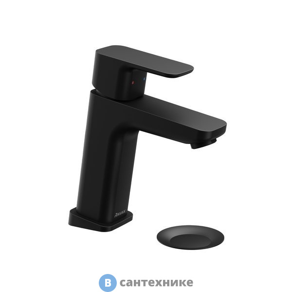 Смеситель Ravak TD F 013.20 для умывальника с донным клапаном, черный (X070149)