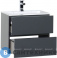 картинка Тумба с раковиной Aquanet Алвита 60 серый антрацит (213094)