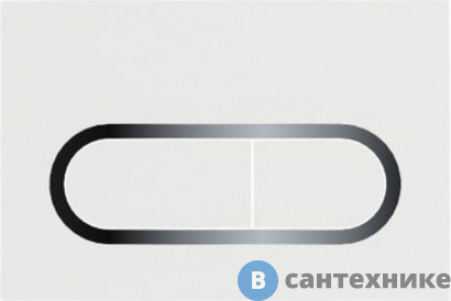 картинка Кнопка смыва Ravak Chrome белая X01455