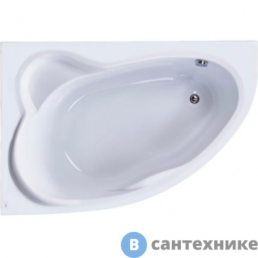 картинка Акриловая ванна Roca LUNA 170x115 248640000 асимметричная, левая, без каркаса и сифона