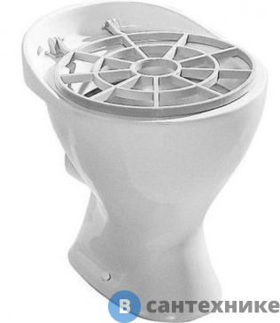 картинка Чаша унитаза Jika MIRA 8510460000001 с решеткой белая