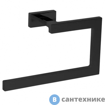 картинка Полотенцедержатель Inda LEA черный матовый A18160NE