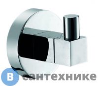 Крючок AZARIO NESSY одинарный, хром (AZ-73105A)