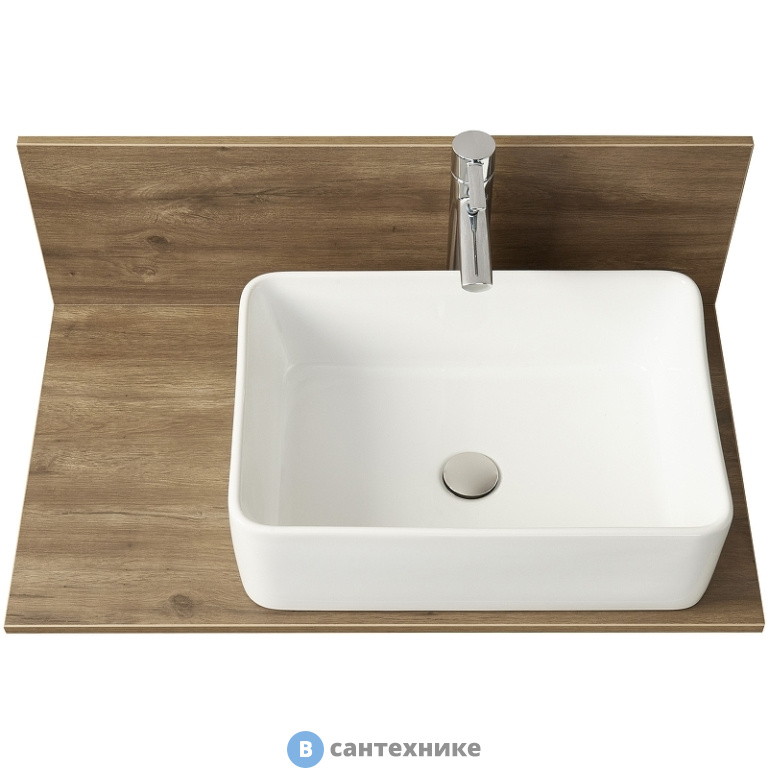 Столешница Акватон Мишель 80 1A256603MIDR0 +панель Дуб Рустикальный ЛВДСП