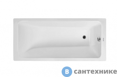 картинка Ванна чугунная WOTTE Line 1500х700 (БП-э00д1465), без ножек