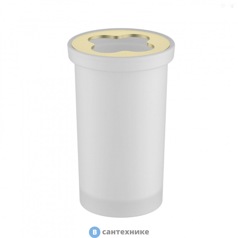 Стакан Timo Saona 13233/17 настольный для зубных щеток золото матовое