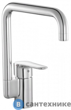 картинка Смеситель Jacob Delafon JULY E5243-CP кухня с высоким поворотным изливом, со скрытым аэратором (хром)