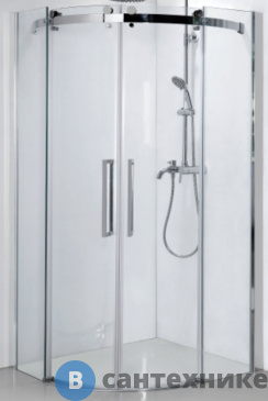 картинка Душевое ограждение Sole RADIUS RH SES-2RA9012CL-R 1200*900*1900