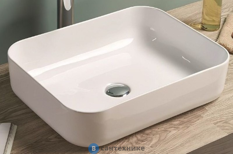 Раковина Art & MAX накладная AM-78109, белый, 500х390х130