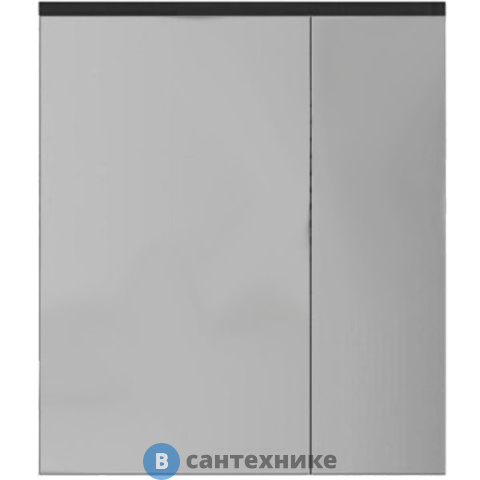 Зеркальный шкаф Roca RONDA 70 ZRU9302969 подсветка, стекл,полоч/70x14,5 x78/ (белый глянец/серый матовый)