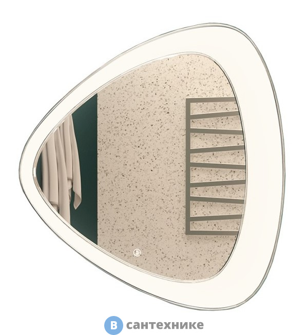 Зеркало AZARIO Edda влагостойкое с подсветкой и гравировкой 700*700 (CS00063649)