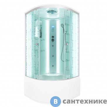 картинка Душевая кабина DTO EM4510 LED с гидромассажем