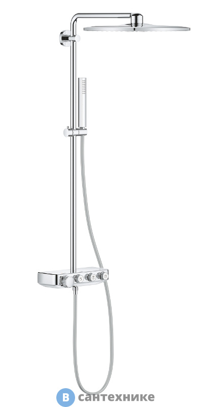 Душевая стойка Grohe Euphoria SmartControl 26508000 310 DUO Cube с термостатом