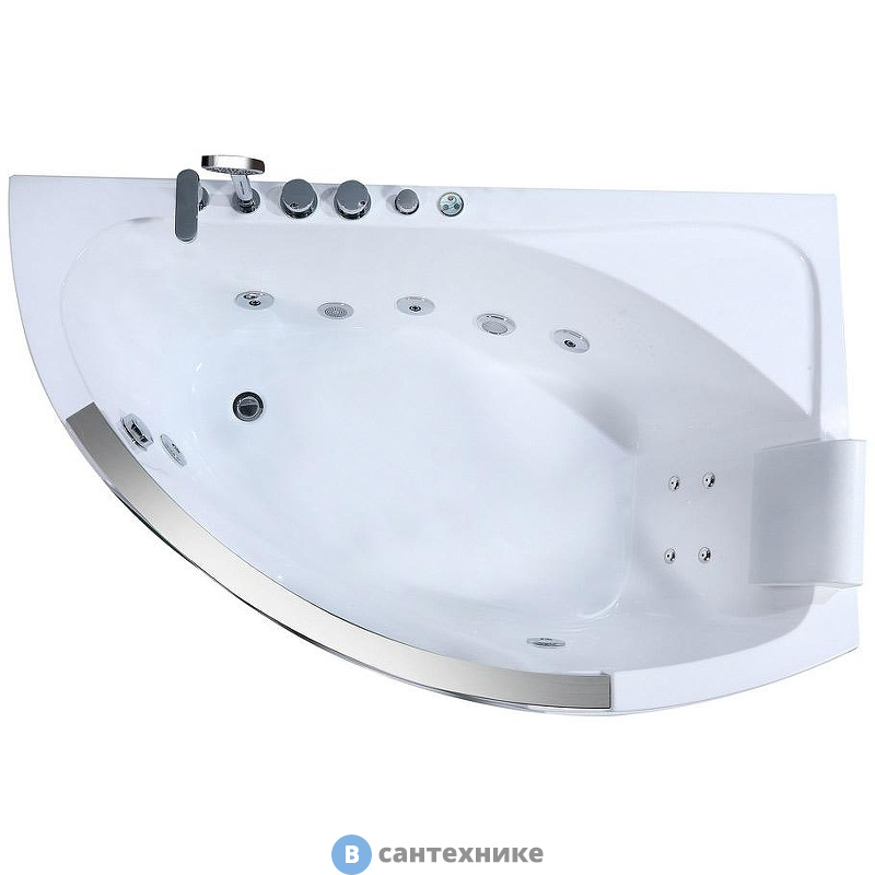 Ванна акрил Orans BT-62110R (1600x1000x600) гидромассажная