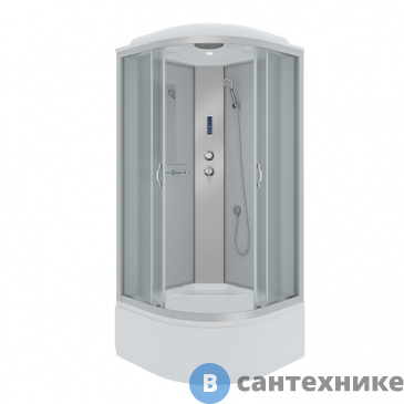 картинка Душевая кабина Niagara NG-2308-14P (900х900х2150) высокий поддон, стекло матовое