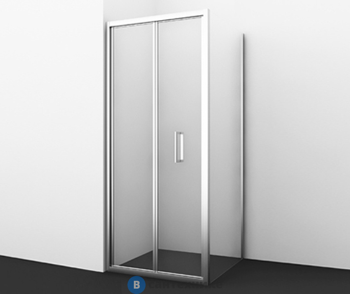 Душевой уголок WasserKRAFT Weser 78F03, квадрат, с универсальной дверью гармошка