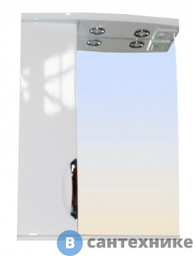 картинка Зеркало Loranto Стиль-58 левое (580*745*180) (CS00024665)