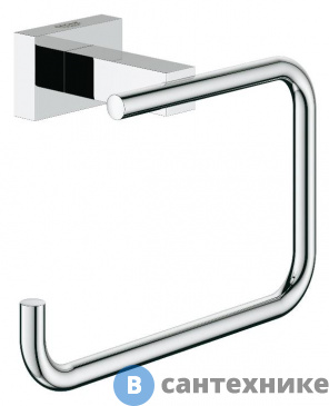 картинка Держатель Grohe 40507001 Essentials Cube туалетной бумаги без крышки