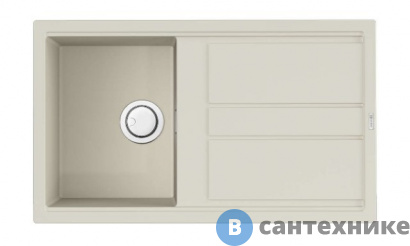 картинка Кухонная мойка OMOIKIRI Kitagawa 86-WH белый (4993493)