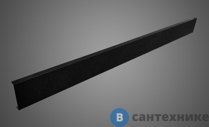 картинка Экран WELTWASSER SKS14090-BL Размер 1380х880х100 мм. Прямоугольный AL для поддона 1400х900, цвет черный.