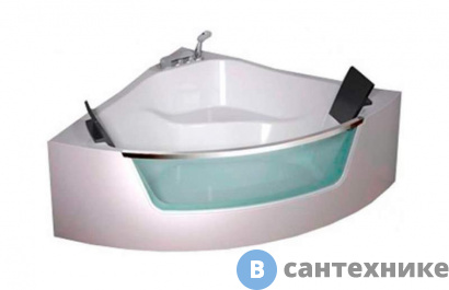 картинка Акриловая ванна APPOLLO AT-9076T (1500х1500х630) /гидромассаж, аэромассаж/