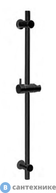 Душевая штанга Cezares CZR-B-SD-NOP чёрный матовый