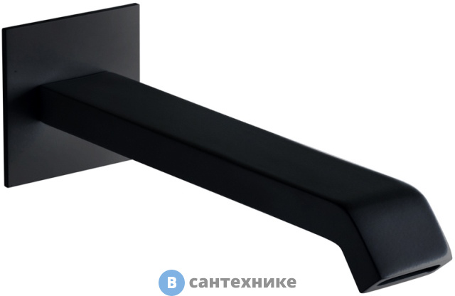 Излив Cezares PORTA-SC-NOP для ванны, черный матовый