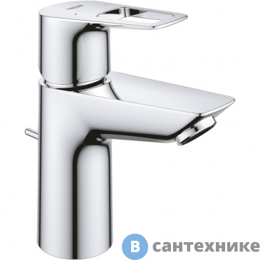 картинка Смеситель Grohe 23335001 для раковины BAU LOOP (хром)