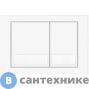 Смывная клавиша Veconi SQUARE VFS001WH (белый)