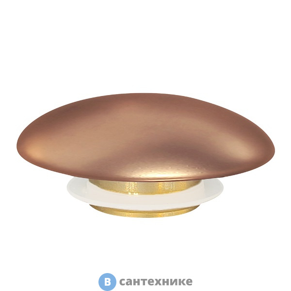 Накладка на слив для раковины ABBER AC0014MRG розовое золото матовое, керамика