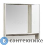 Зеркальный шкаф Акватон Флай 100 Белый/Дуб КРАФТ бел. (1A237802FAX10)