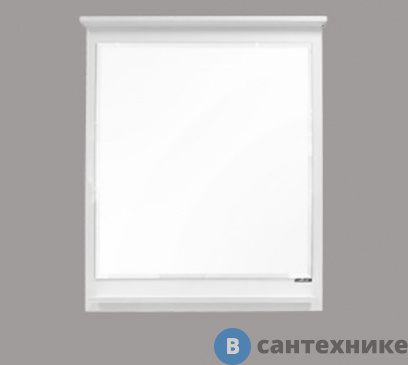 картинка Зеркало Comforty Тбилиси-70 белый глянец