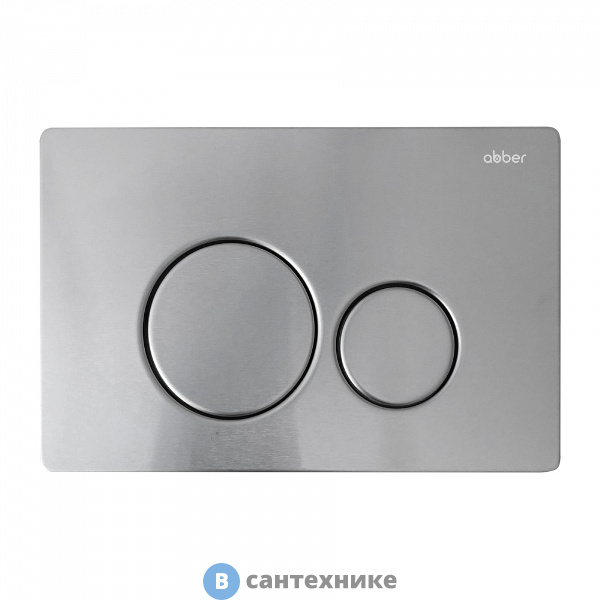 Кнопка смыва ABBER AC0121MCH матовый хром