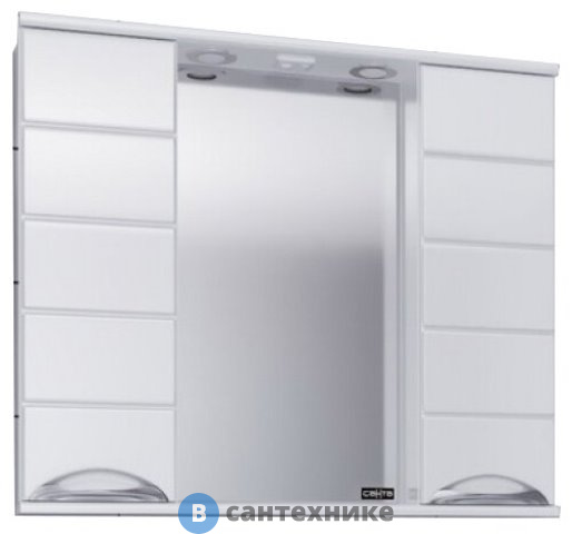 Зеркало СанТа Родос-800 свет (106017)