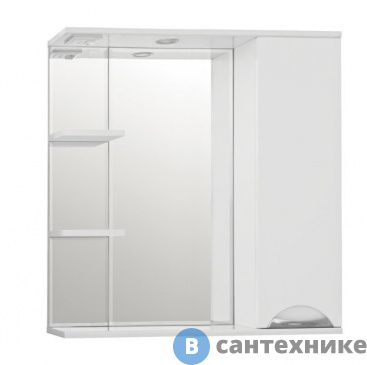 картинка Зеркальный шкаф Style line Жасмин 800/С (4650134470680)