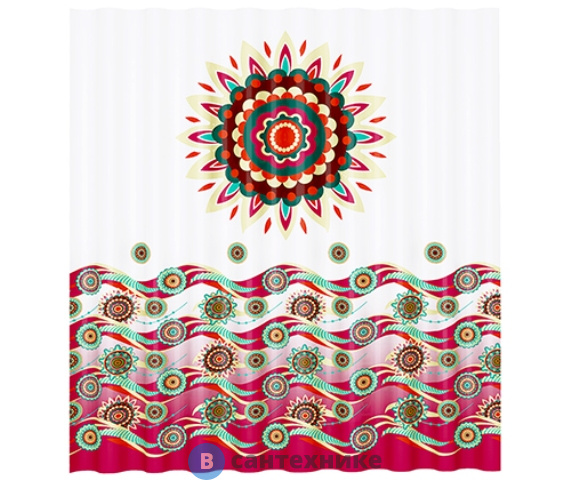 Шторка для ванной WasserKRAFT Isen SC-40101 Полиэстер