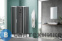 картинка Душевая кабина AZARIO DENVER AZ-N10806 900*900*(2000+150) серое стекло, профиль хром (AZ-N10806 900 GREY)