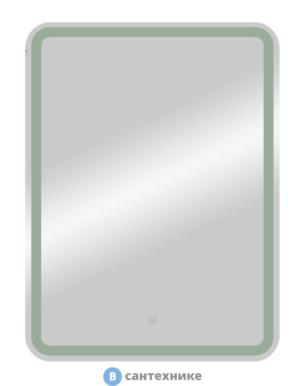 Зеркало-шкаф Art & MAX PLATINO AM-Pla-600-800-1D-L-DS-F с подсветкой