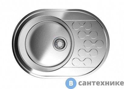 картинка Кухонная мойка OMOIKIRI Kasumigaura 65-IN унив./нержавеющая сталь (4993727)