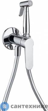 картинка Смеситель Aquanet Passion AF300-52С встр. с гиг. душем (латунь) (243317)