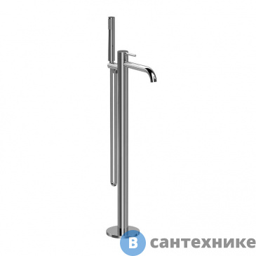 картинка Смеситель Vincea Desire VTF-1DCH для ванны напольный, однорычажный, с регулятором давления, хром