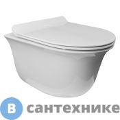 Унитаз подвесной AZARIO Felice AZ-0051 с сиденьм микролифт 490*360*360