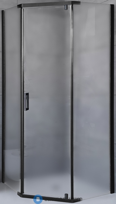 Душевой уголок Royal Bath RB 1080TR-C-BL 80х100х185 (матовое) (RB1080TR-C-BL), без поддона