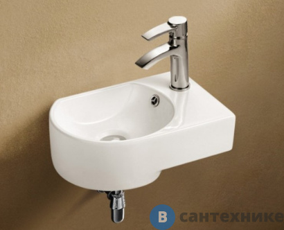 картинка Раковина WELTWASSER AISBACH 5014R подвесная (410х270х130)
