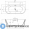 картинка Акриловая ванна ABBER AB9503-1.4 белая
