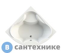 Акриловая ванна Vannesa Сандра 149х149 каркас (2-01-0-0-1-221), без сифона