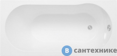 картинка Акриловая ванна Aquanet Light 160x70 (с каркасом) /243871/, без сифона